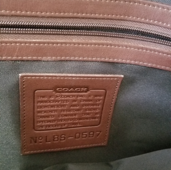 Vintage Coach Brown Leather Brief Case/ Massager Bag - Picture 13 of 15